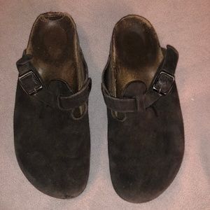 Birkenstock black clogs